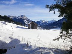 Blick zum "Gimpel" und "Rot Flüh" (Tannheimertal)