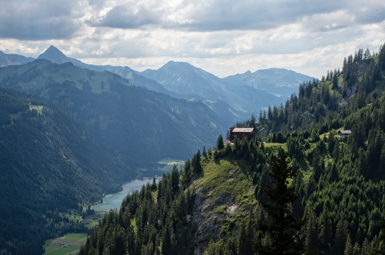 Blick zum Gimpelhaus