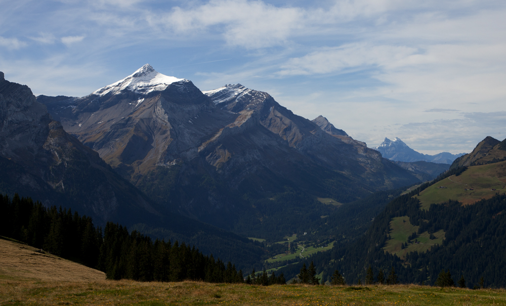 Blick zum Glacier3000