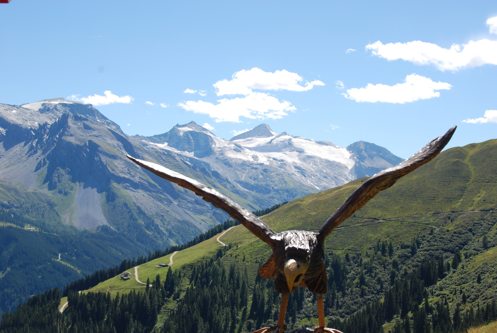 Blick zum Gletscher