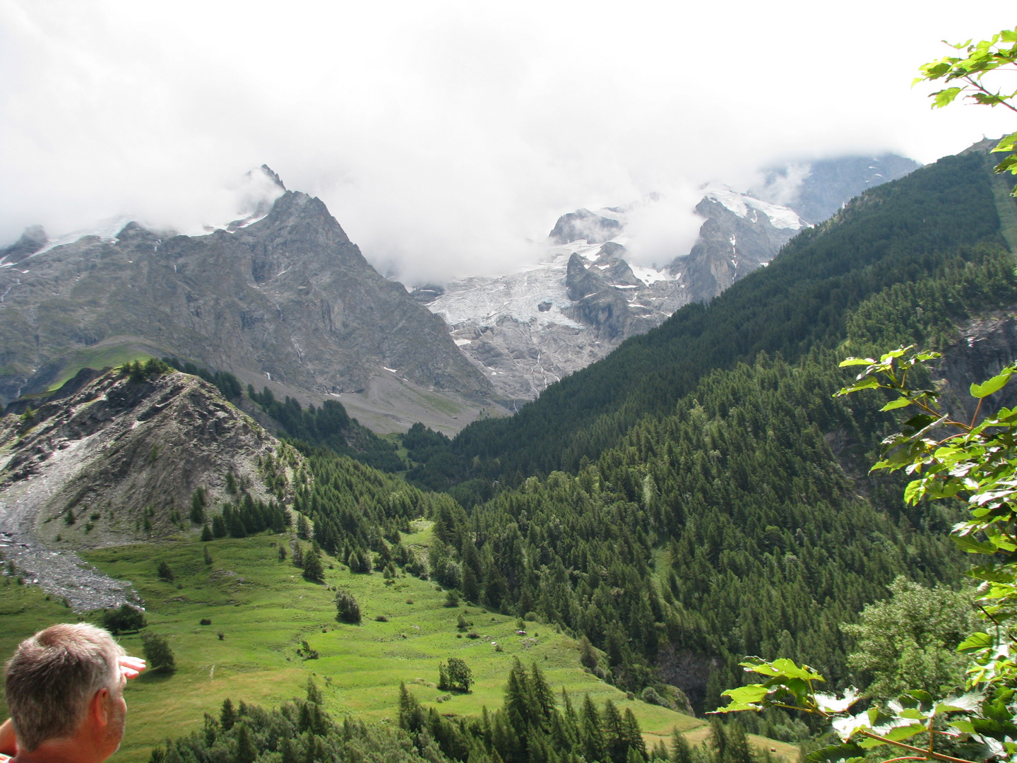 Blick zum Gletscher