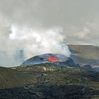 Blick zum grandiosen Naturschauspiel am Fagradalsfjall