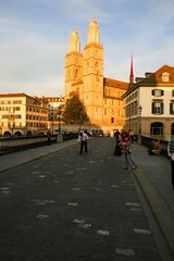 Blick zum Großmünster