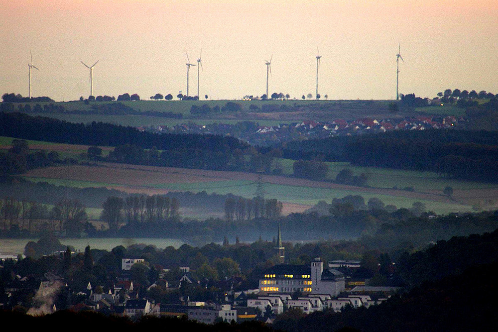 Blick zum Haarstrang