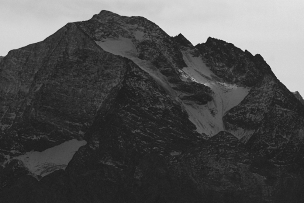 Blick zum Habicht Nordseite  Stubaier Alpen 