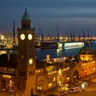 Blick zum Hafen Hamburg