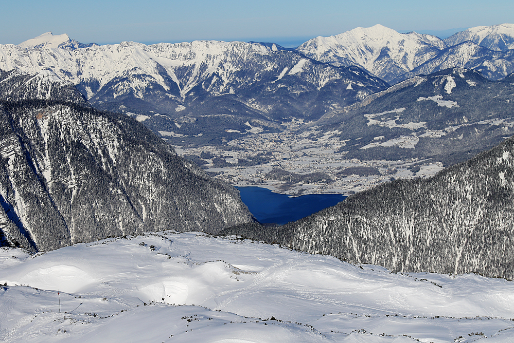 Blick zum Hallstättersee