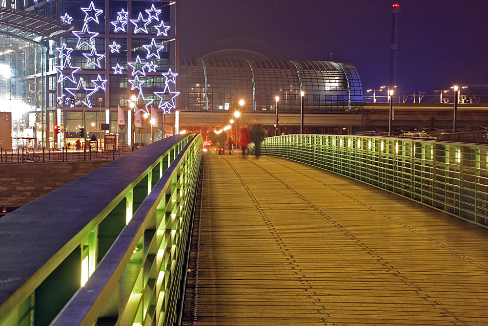 Blick zum Hauptbahnhof