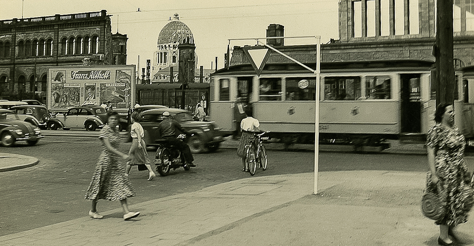 Blick zum Hbf 1952