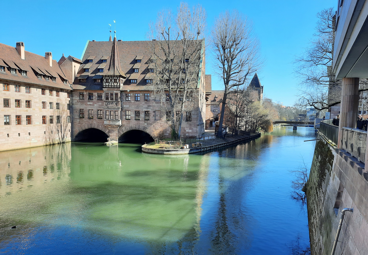 Blick zum Heilig Geist Spital