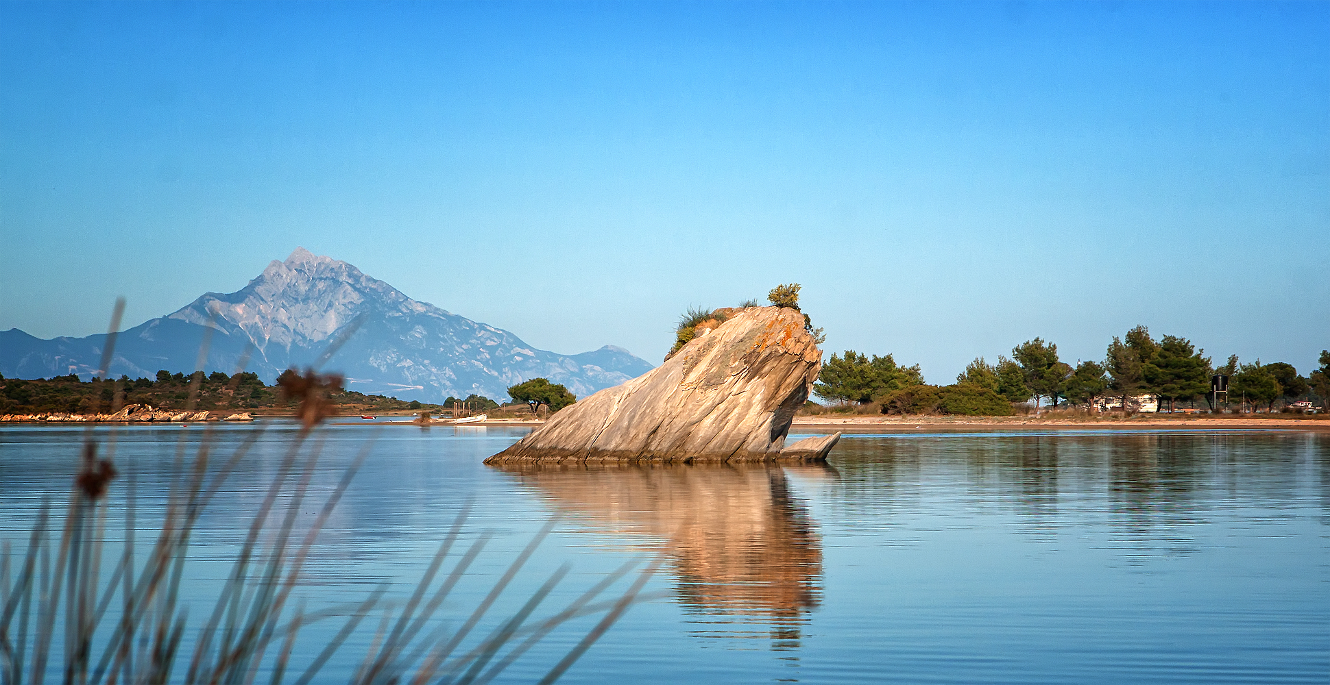 Blick zum hl. Berg Athos....