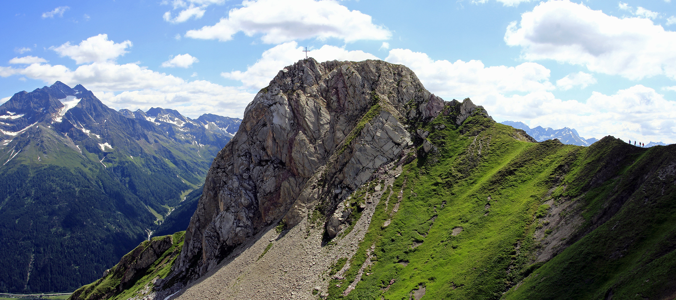 Blick zum Hohen Riffler!