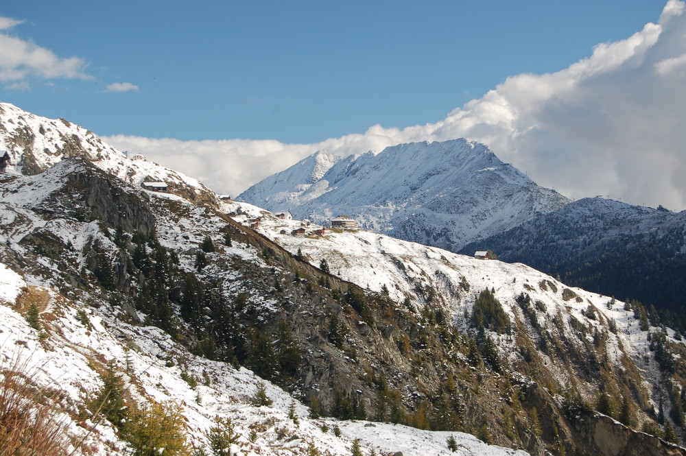 Blick zum Hotel Belalp