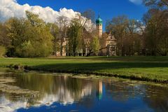 Blick zum Jagdschloß Glienicke