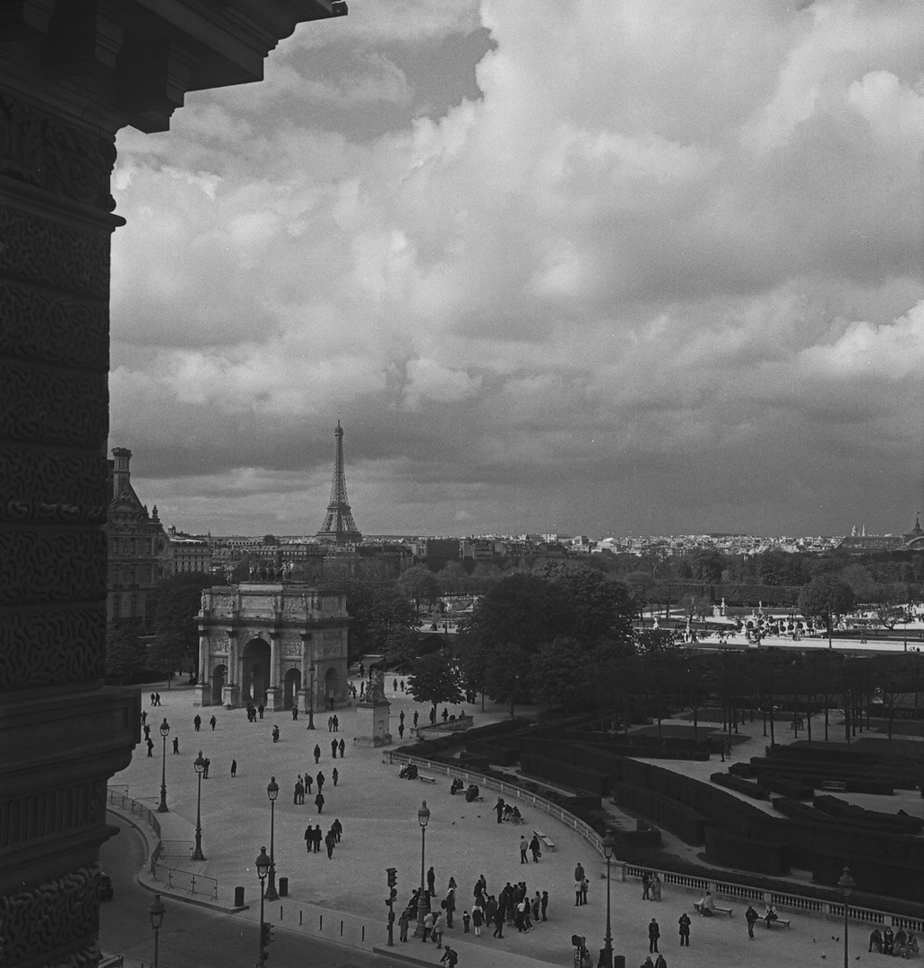 Blick zum Jardin des Tuileries