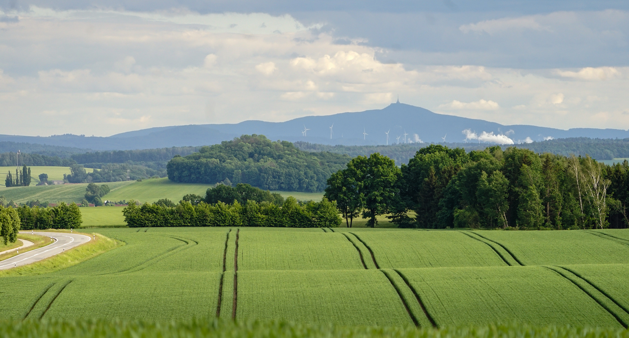 Blick zum Ješt?d (Jeschken)