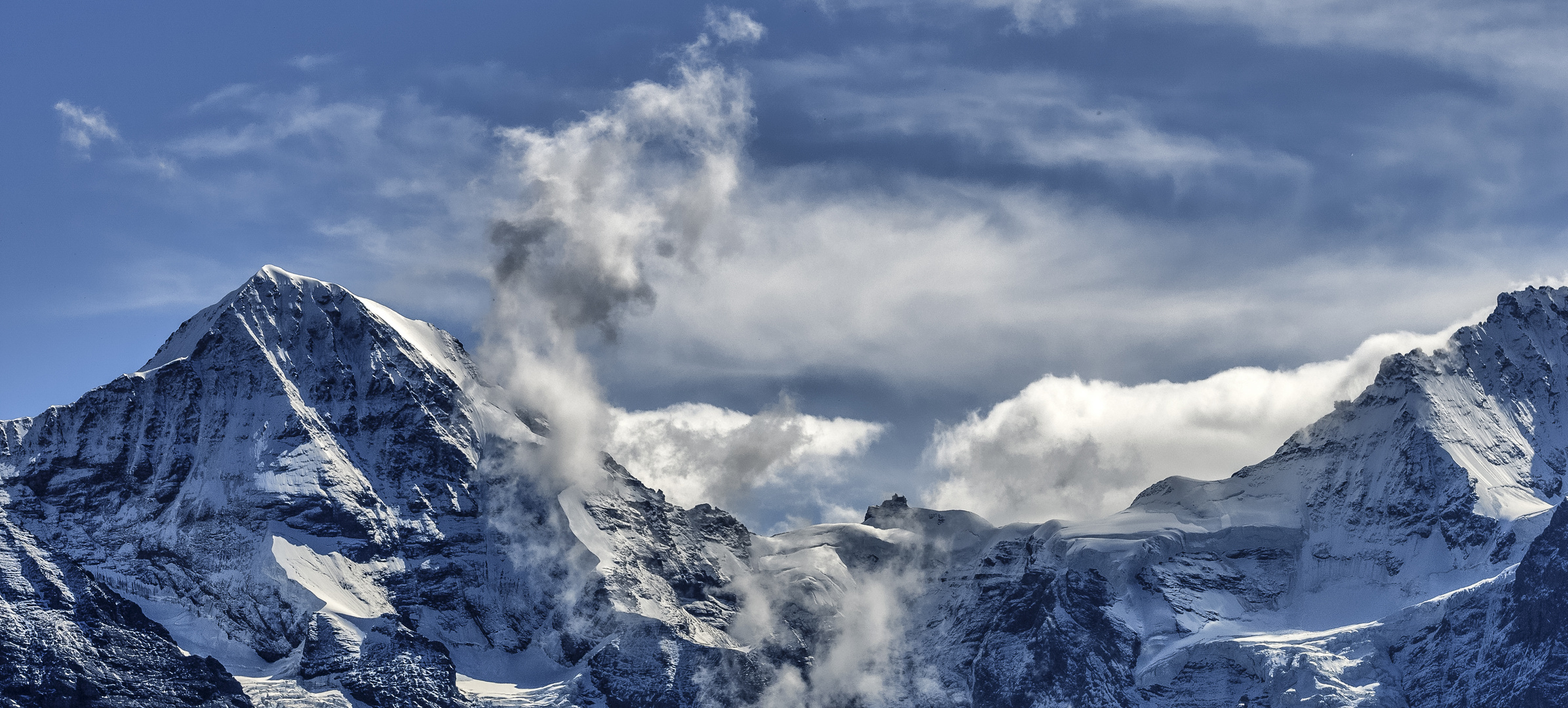 Blick zum Jungfraujoch