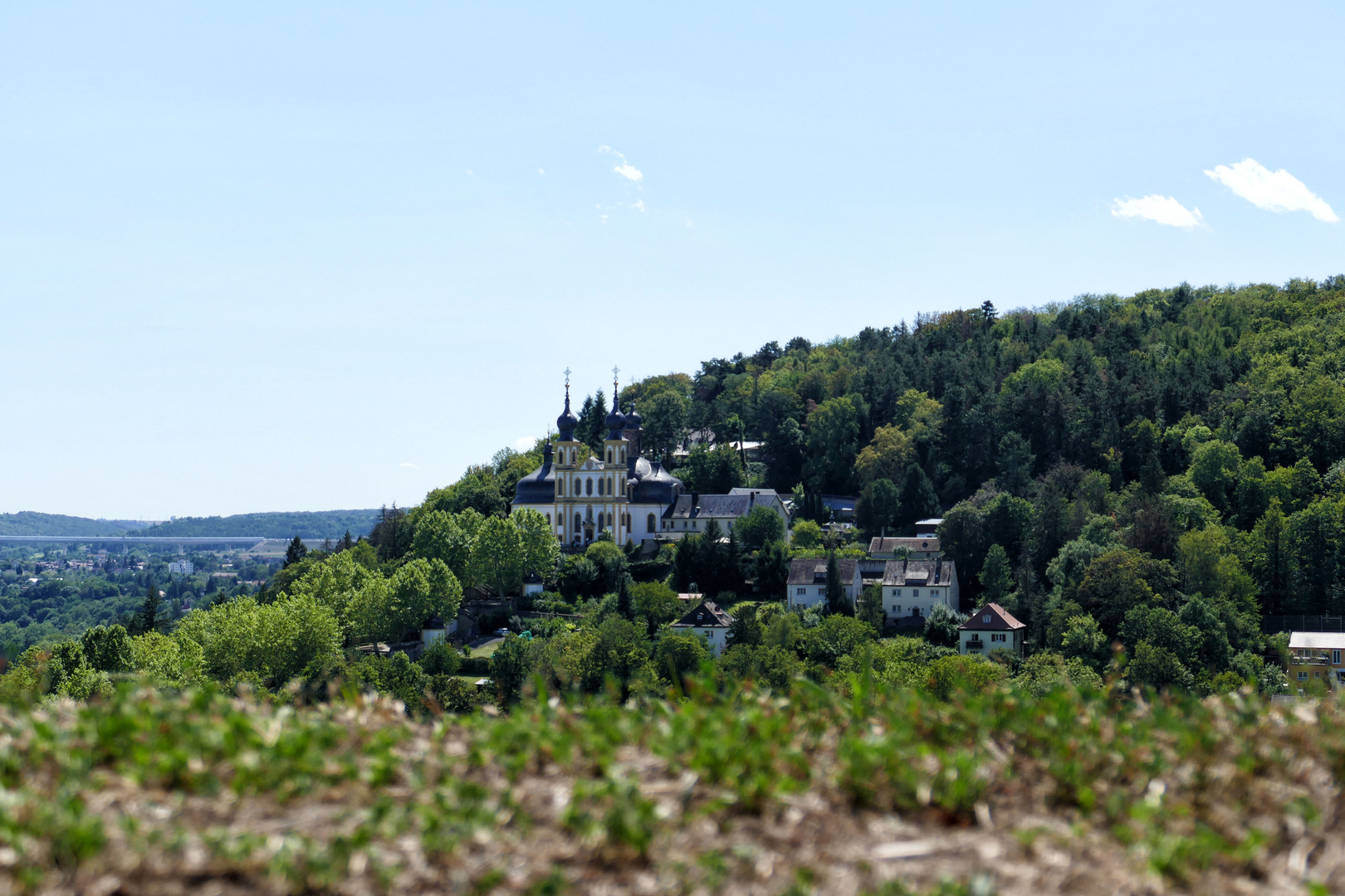 Blick zum Käppele Würzburg