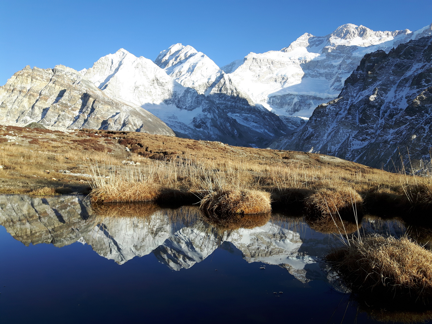 Blick zum Kanchenjunga - dem dritthöchsten Achttausender