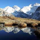 Blick zum Kanchenjunga - dem dritthöchsten Achttausender