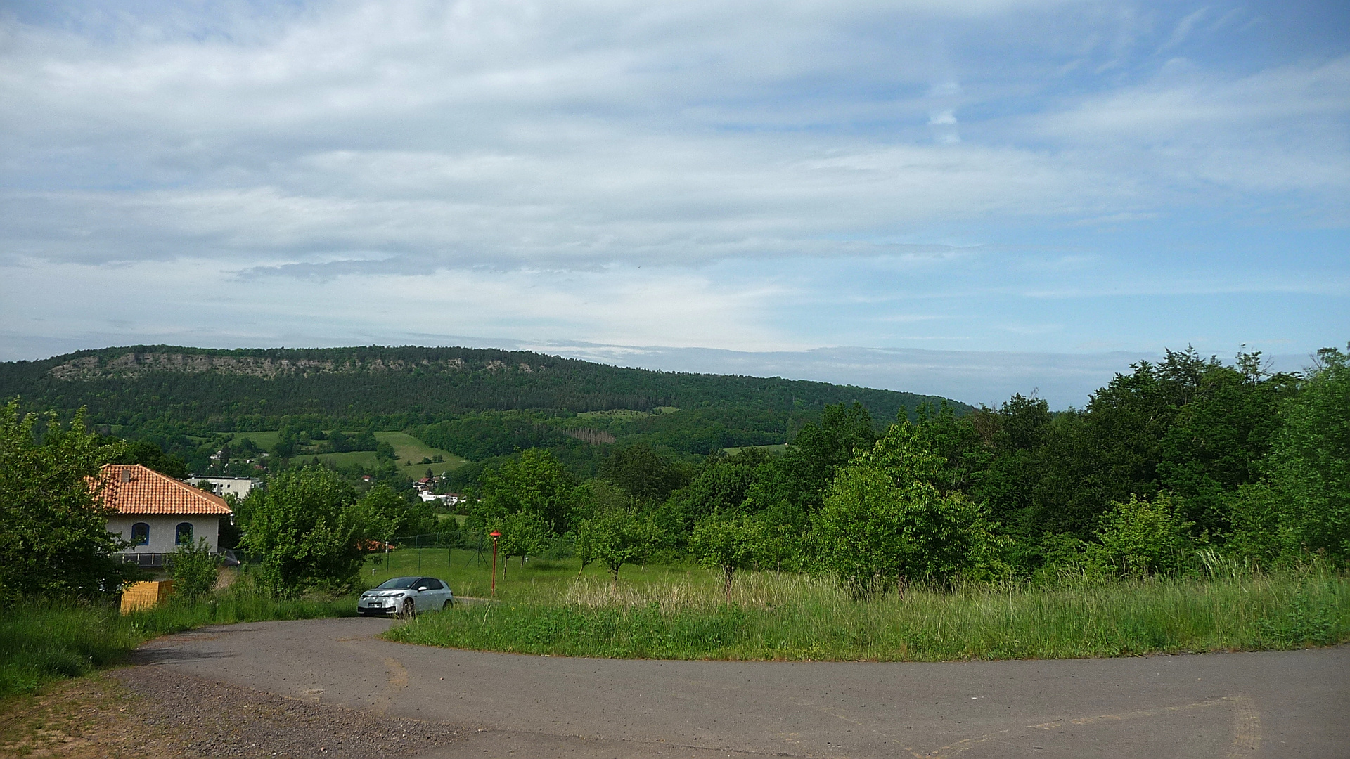 Blick zum Kleinen Hörselsberg