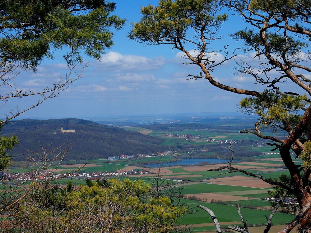 Blick zum Kloster Banz