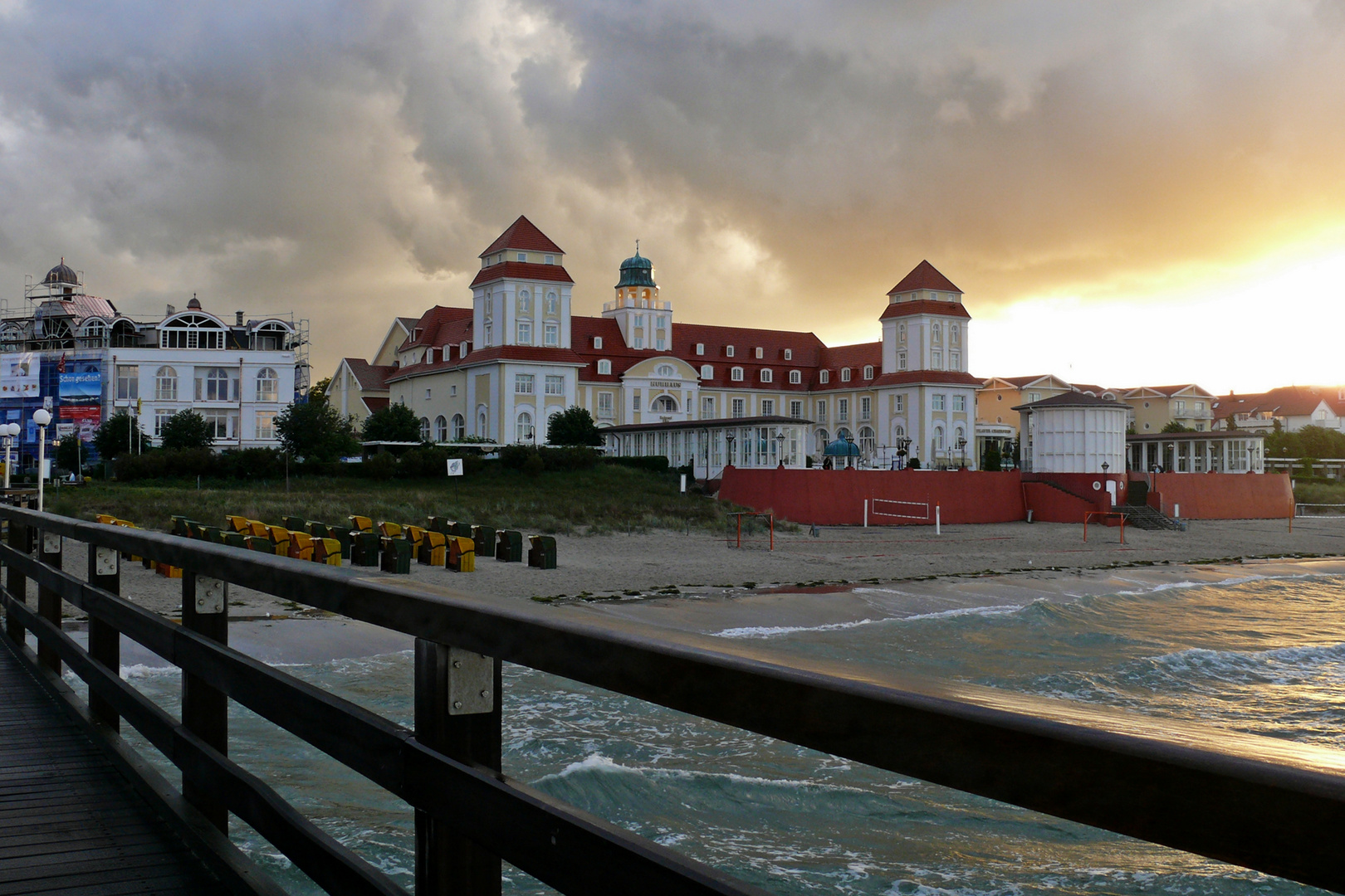 Blick zum Kurhaus...