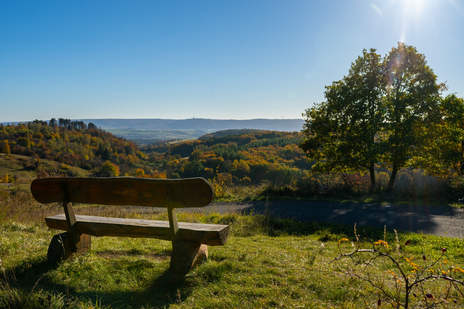 Blick zum Kyffhäuser 