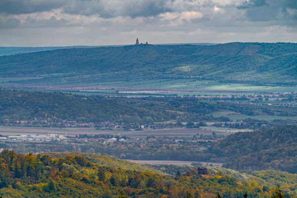 Blick zum Kyffhäuser