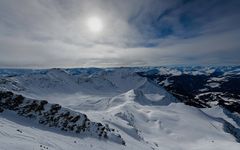 Blick zum Lenzerhorn