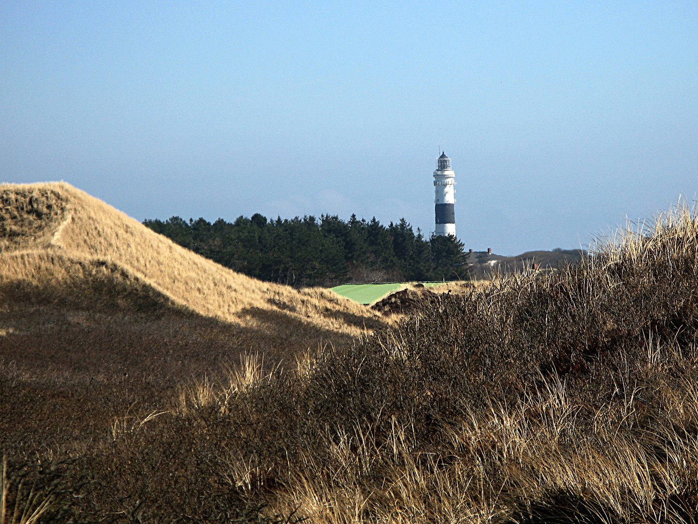 Blick zum Leuchtturm