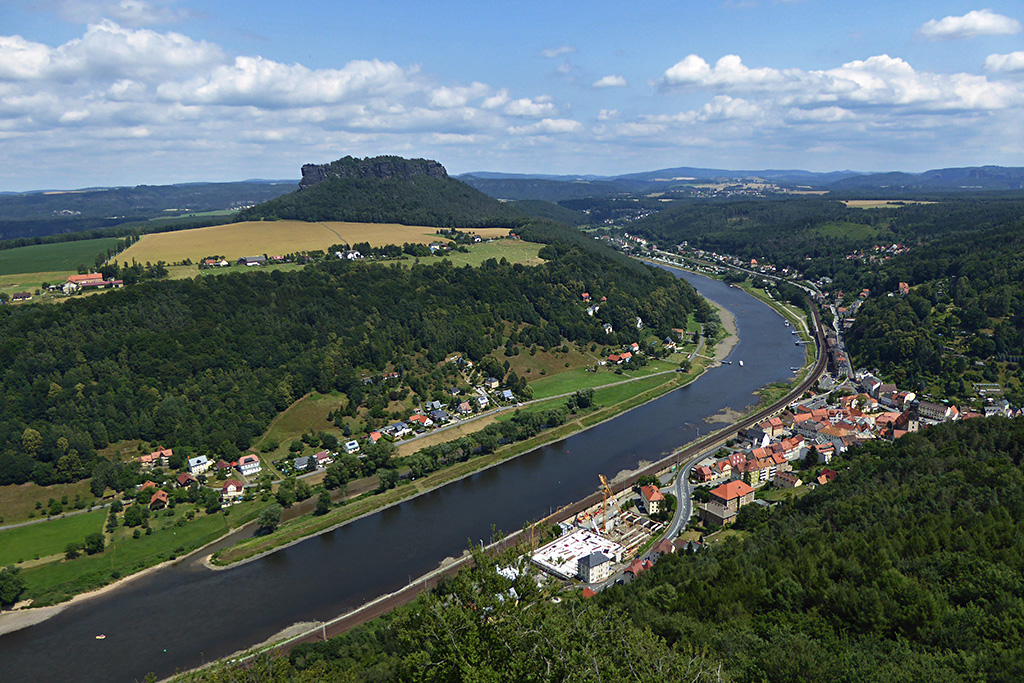 Blick zum Lielienstein (sächsische Schweiz)