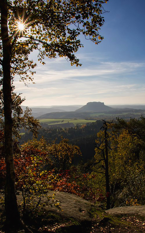 Blick zum Lilienstein