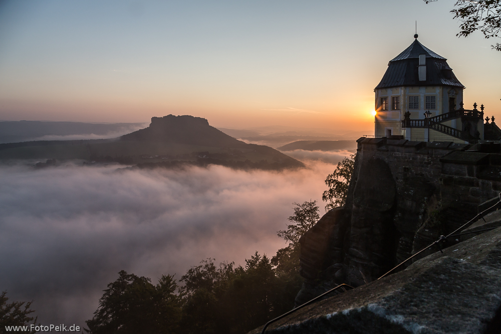 Blick zum Lilienstein