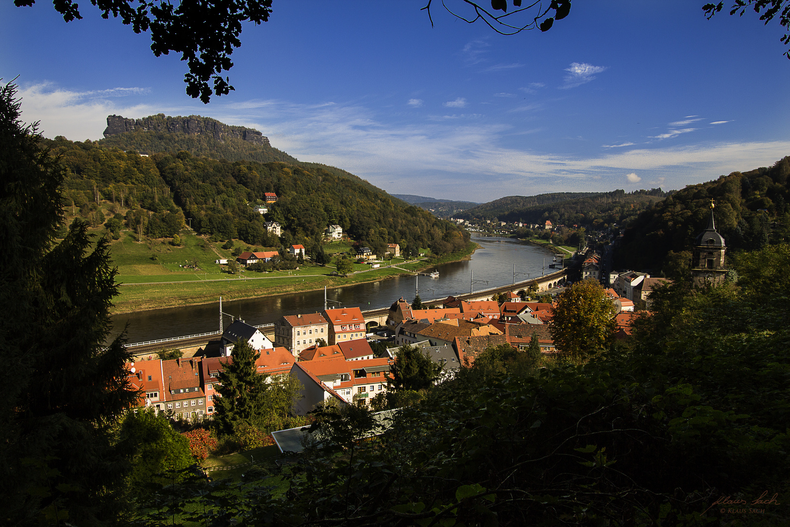 Blick zum "Lilienstein"