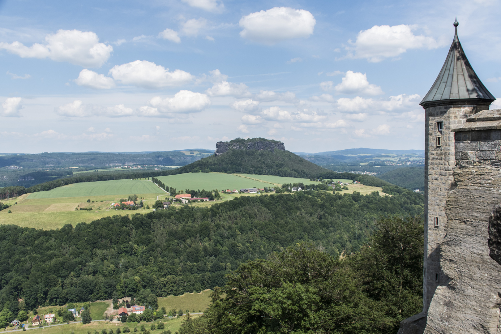 Blick zum Lilienstein