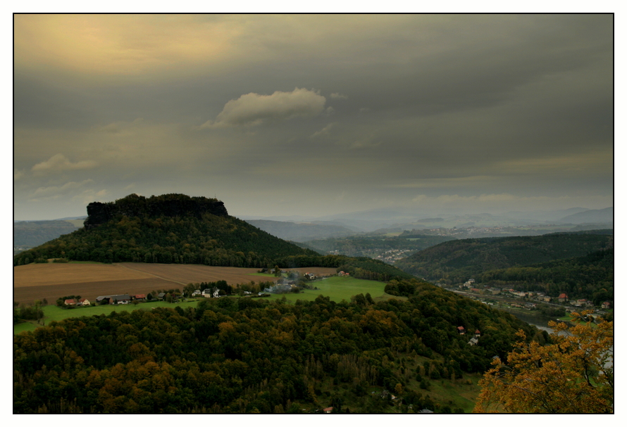 Blick zum Lilienstein....