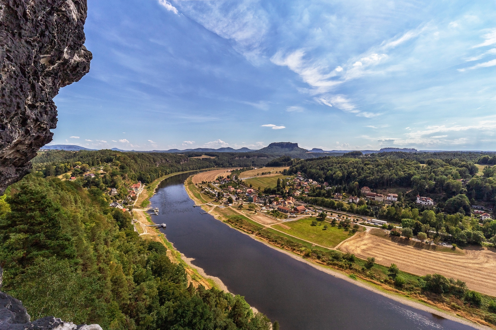 Blick zum Lilienstein