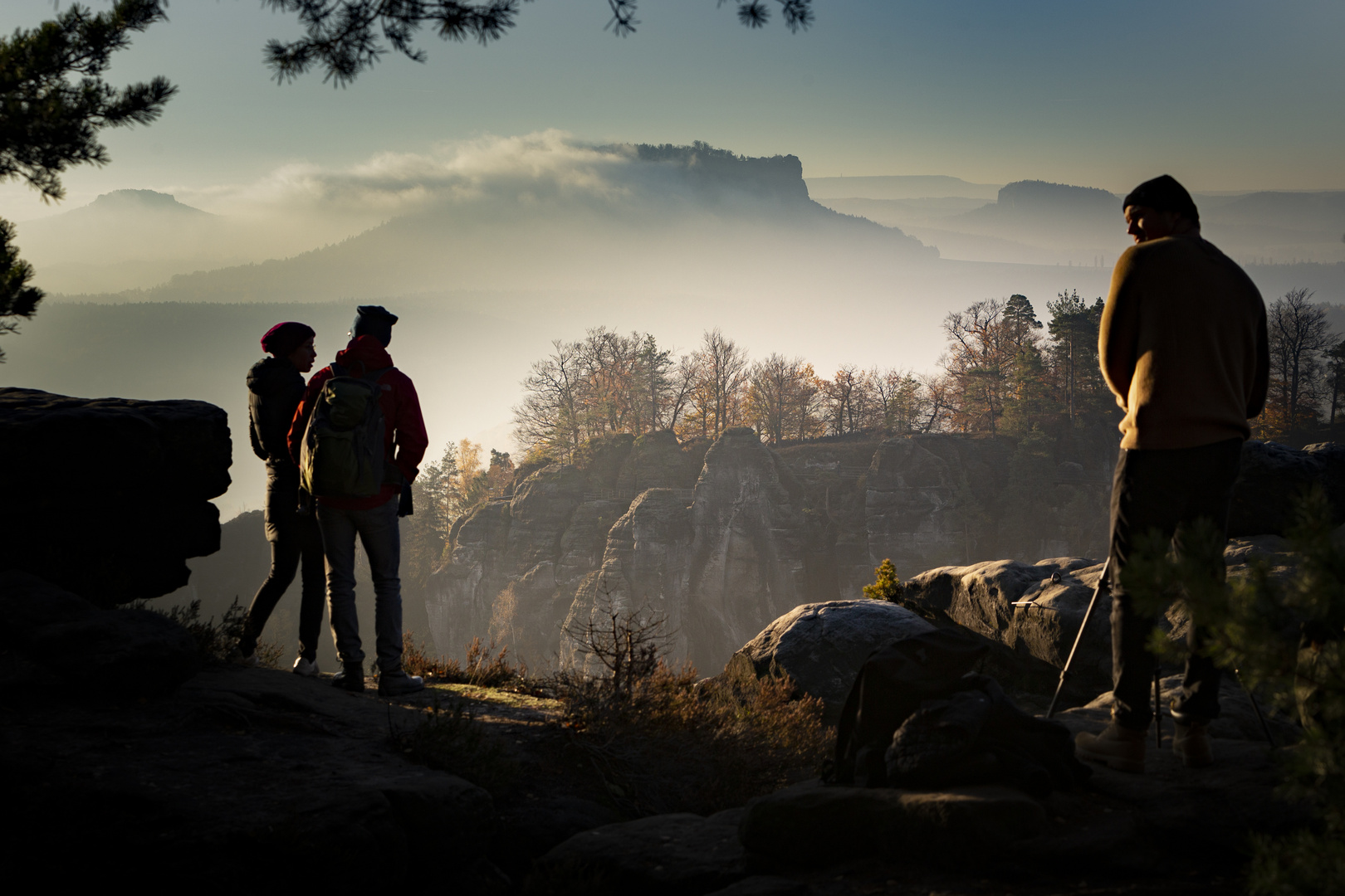 Blick zum Lilienstein