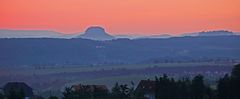 Blick zum Lilienstein und dem oberen Stück der Festung Königstein...