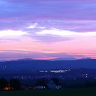 Blick zum Lilinstein und weiten Gipfeln in der Sächsischen Schweiz