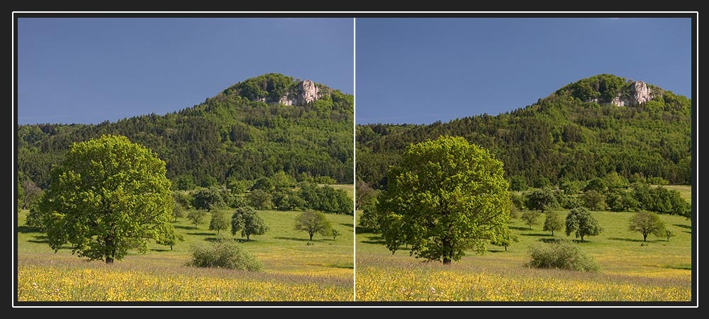 Blick zum Lochenstein (schwäbische Alb)