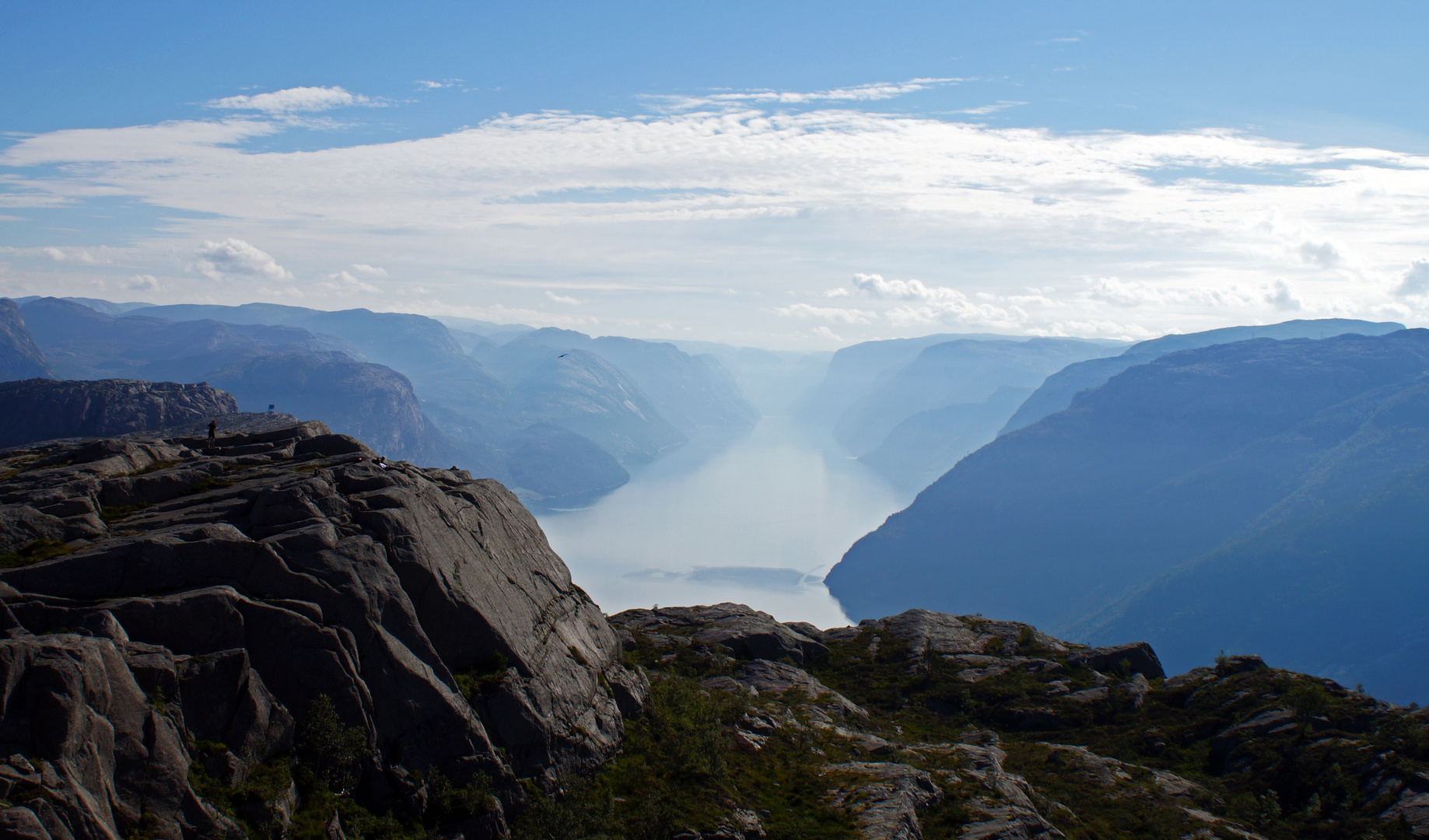 Blick zum Lysefjord