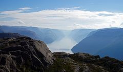 Blick zum Lysefjord