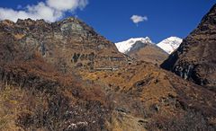 Blick zum Machhapuchre Base Camp (M.B.C.)