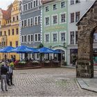 Blick zum Marktplatz in Meißen