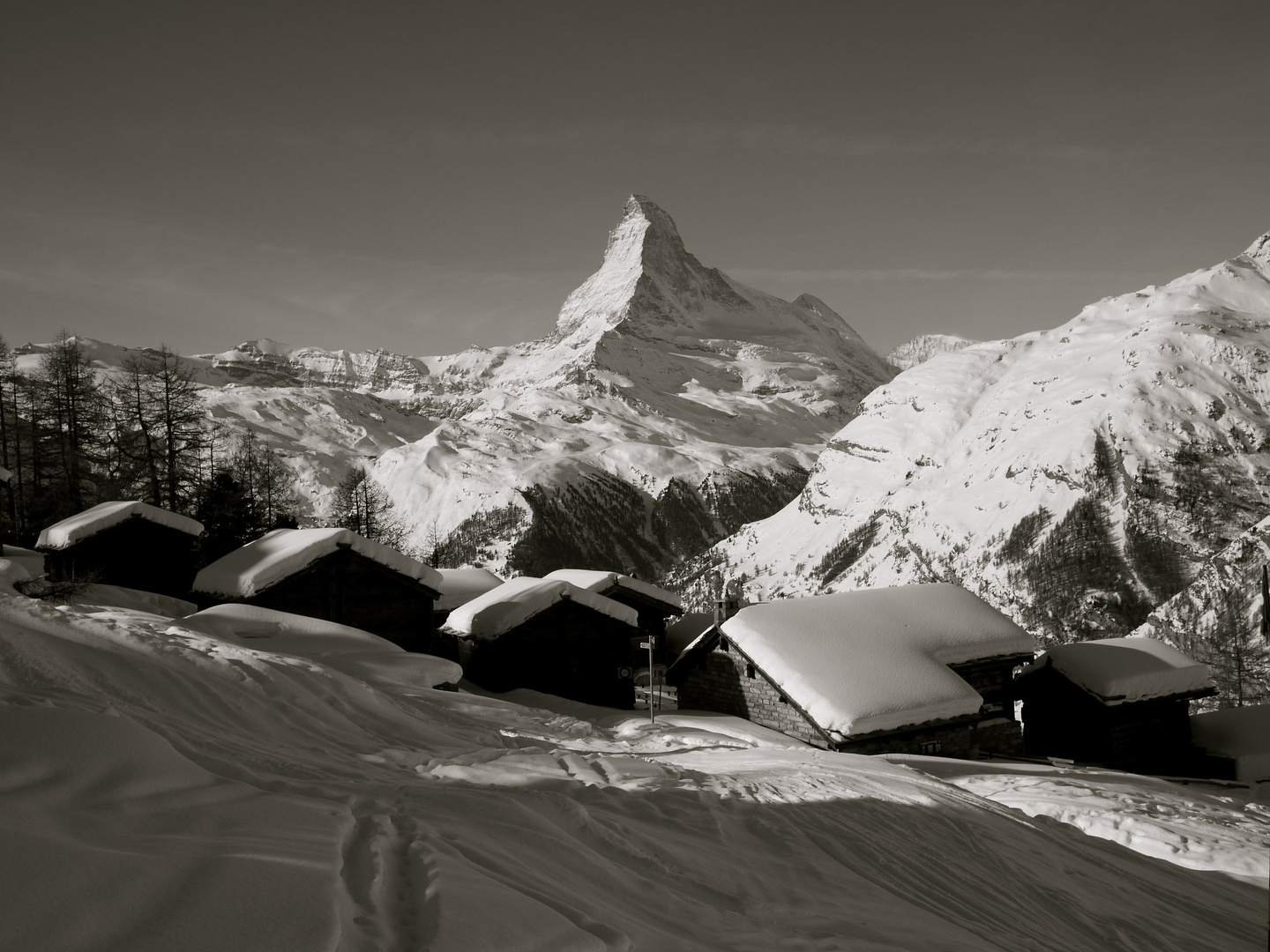 blick zum Matterhorn