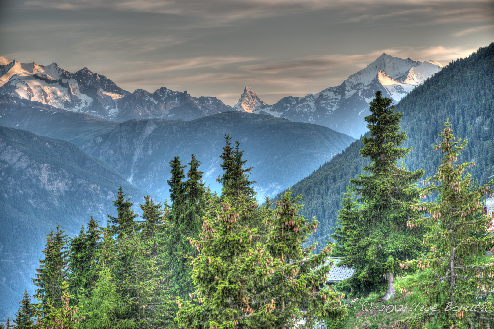 Blick zum Matterhorn