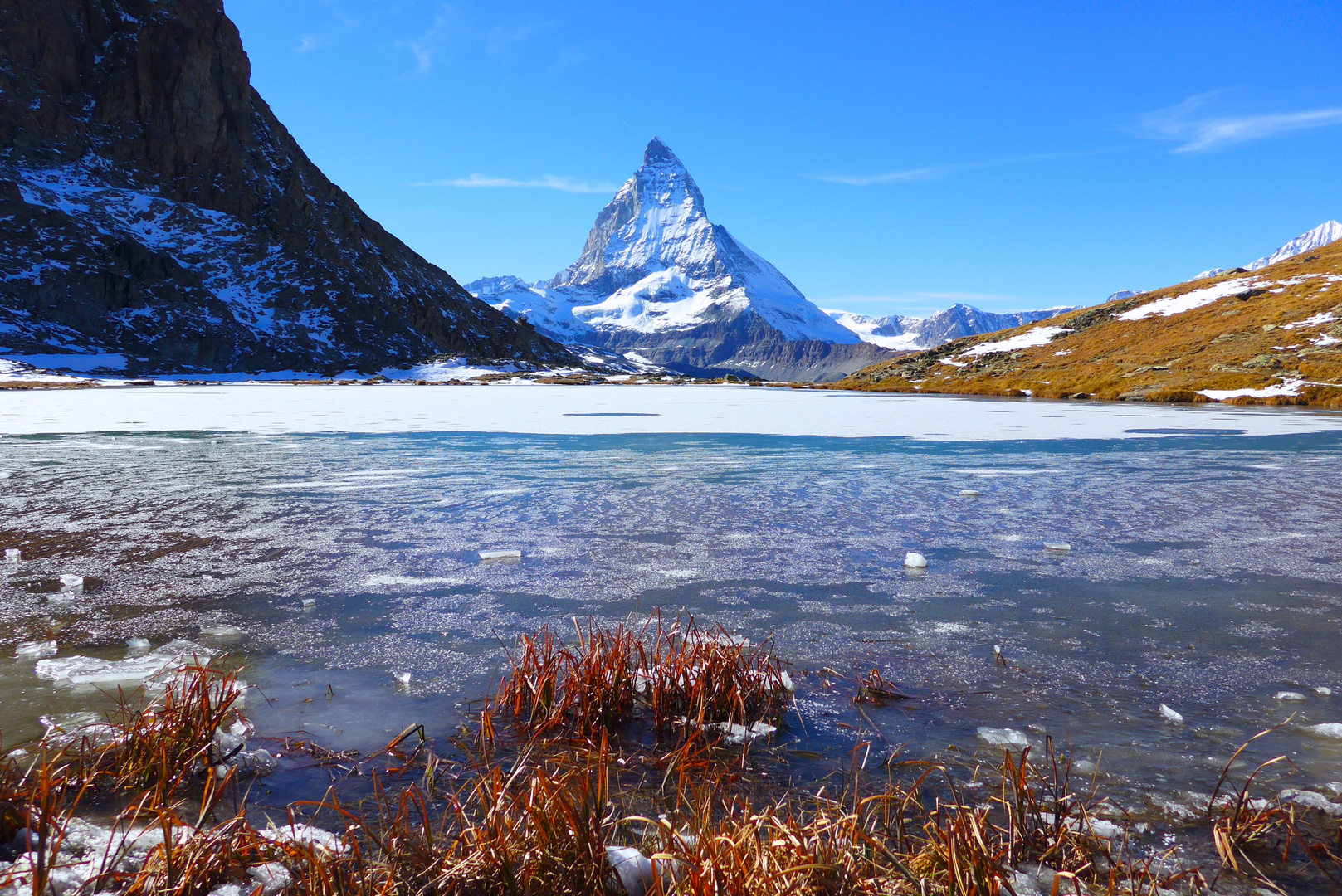 Blick zum Matterhorn