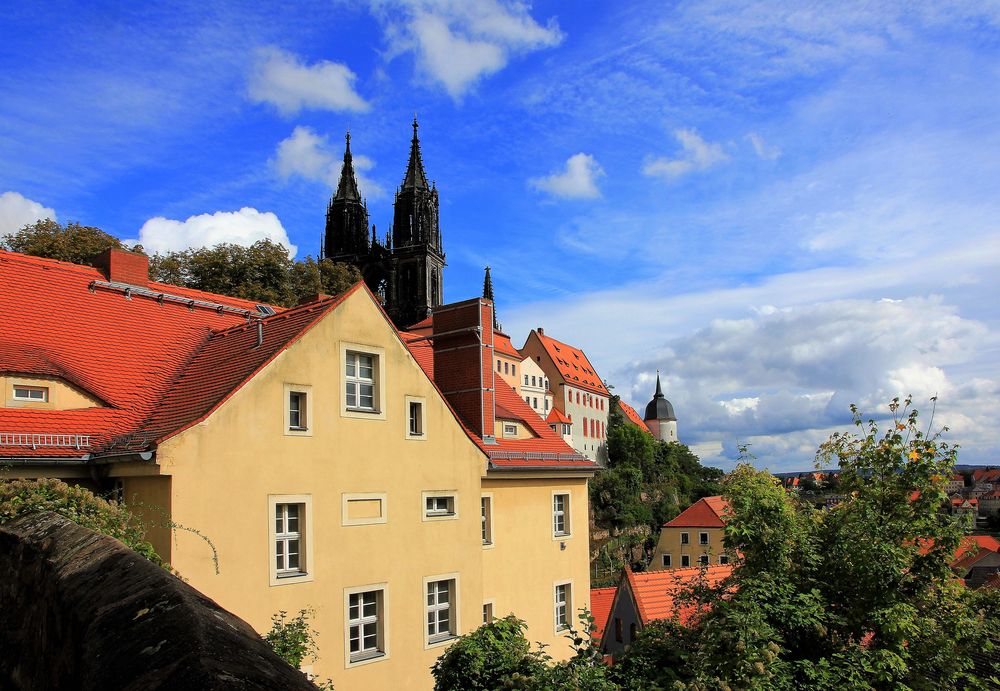 Blick zum Meißner Dom, 